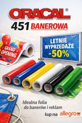 Oracal folia 451 25cm - szerokość 100 cm do wyboru