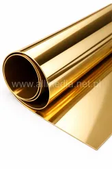 Płyta HIPS DUŻE 1mm lustro złote 2x1,2m