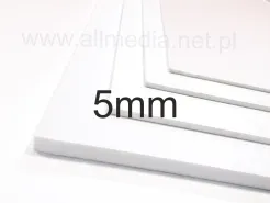 Płyta PCV PCW spieniona biała 5mm na wymiar