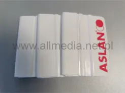 Rakla plastikowa ASLAN biała 10cm z filcem