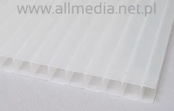 Płyta poliwęglan komorowy 4mm mleczny (opal) 2,10x6m