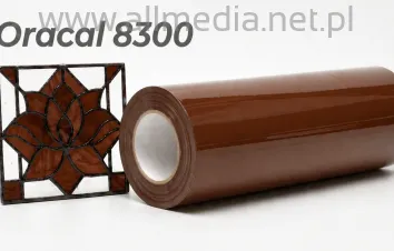 Oracal folia witrażowa seria 8300 079 brązowy - szerokość 100 cm