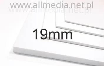 Płyta PCV PCW spieniona biała 19mm na wymiar 