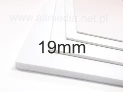 Płyta PCV PCW spieniona biała 19mm na wymiar 