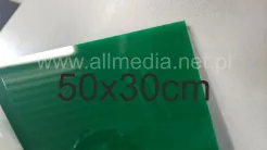 Formatka plexi PMMA zielona ciemna 3mm 50x30cm