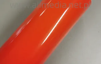 Oracal folia ploterowa seria 641 047 pomarańczowo czerwony - szerokość 50 cm