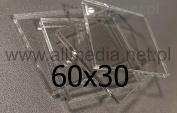 Formatka plexi bezbarwna SZYBA połysk 3mm 60x30cm