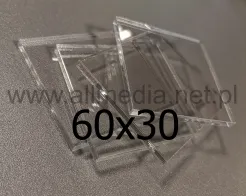 Formatka plexi bezbarwna SZYBA połysk 3mm 60x30cm