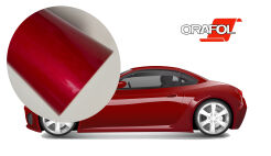 Oracal folia wylewana seria 970 961 RA czerwony metalik połysk - szerokość 152 cm 10cm