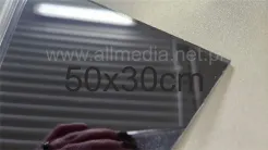 Formatka gotowa plexi PMMA LUSTRO czarne 3mm 50x30cm