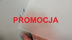 PROMOCJA Formatka plexi PMMA szroniona jasna mat 3mm 60x30cm