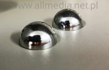 Nakładka wypukła plexi chrom dystans 20mm