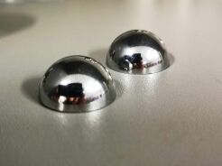 Nakładka wypukła plexi chrom dystans 20mm