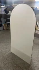 Ścianka dekoracyjna mdf laminowana biała 180x85cm