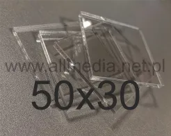 Formatka plexi bezbarwna SZYBA 10mm 50x30cm