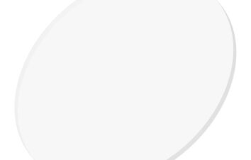 KOŁO OKRĄG z plexi biała POŁYSK 3mm średnica 60cm