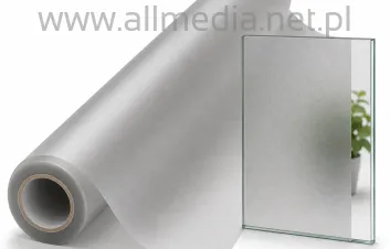 Folia szroniona mrożona srebrna ARLON szerokość 1,524m 1mb