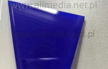 Płyta plexi PMMA niebieska ciemna 3mm na wymiar