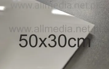Formatka plexi PMMA biała połysk 3mm 50x30cm
