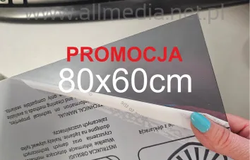 Płyta poliwęglan lity antracyt 6mm 60x80cm SZYBA PROMOCJA